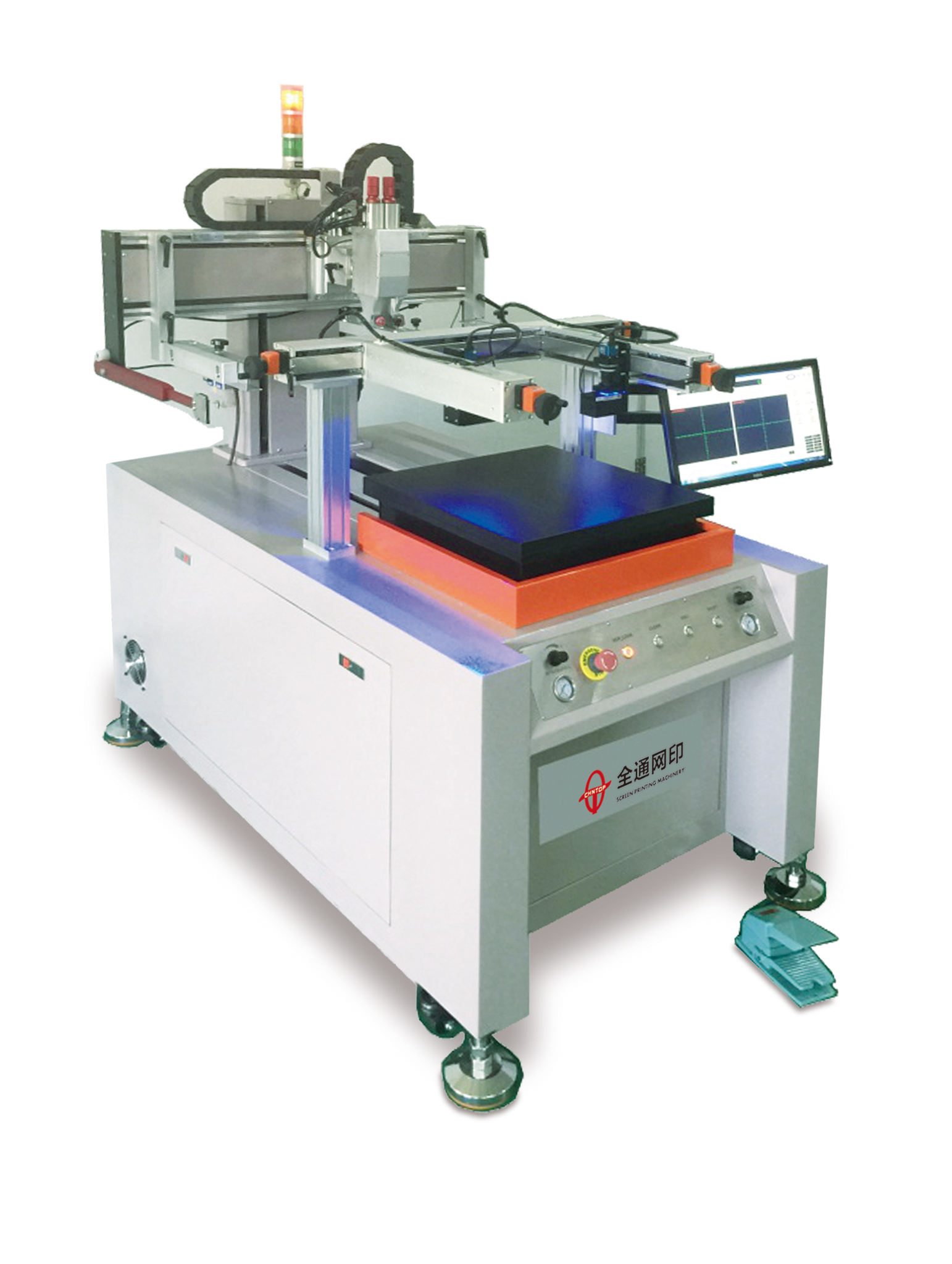 CCD全自動(dòng)視覺(jué)對位絲印機 CCD全自動(dòng)視覺(jué)對位絲印機