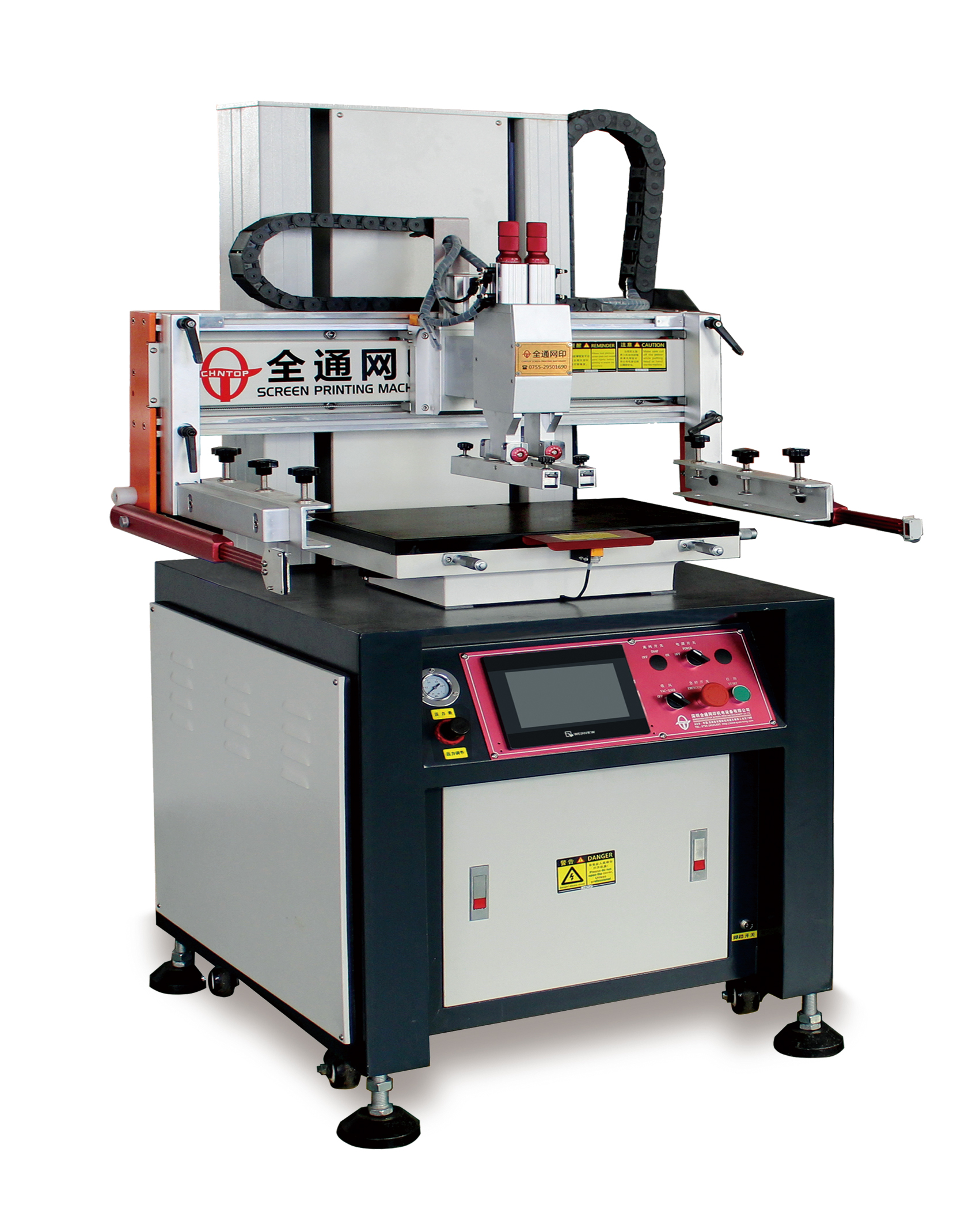 高精密立式銘板標牌絲印機 高精密立式銘板標牌絲印機